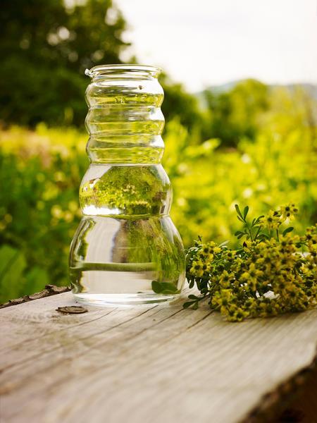 Wasserkrug Cadus mit Blume des Lebens